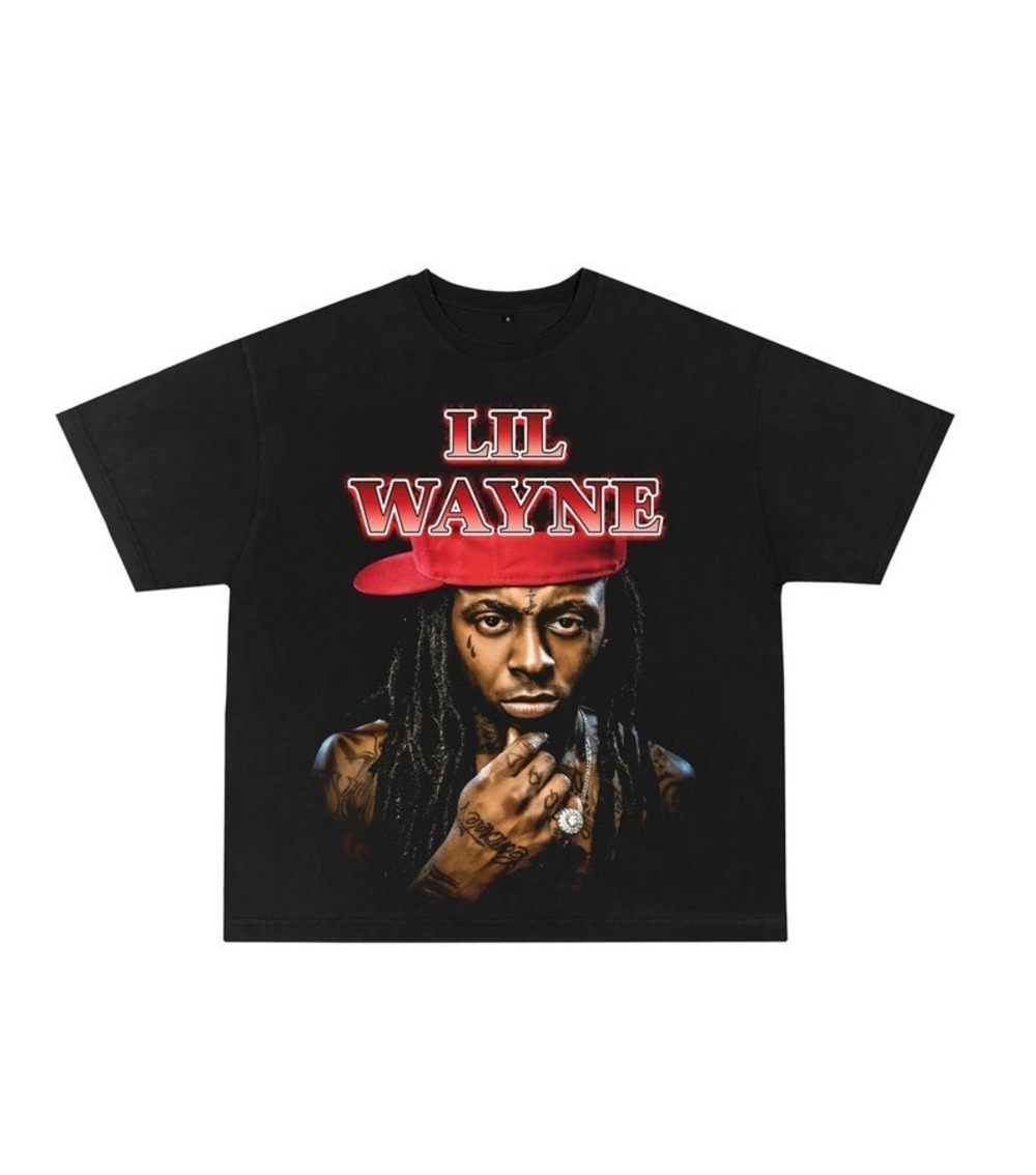 Lil Wayne PNG T-SHIRT Rap Tee Jumbo